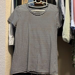 Black and white Striped t-shirt